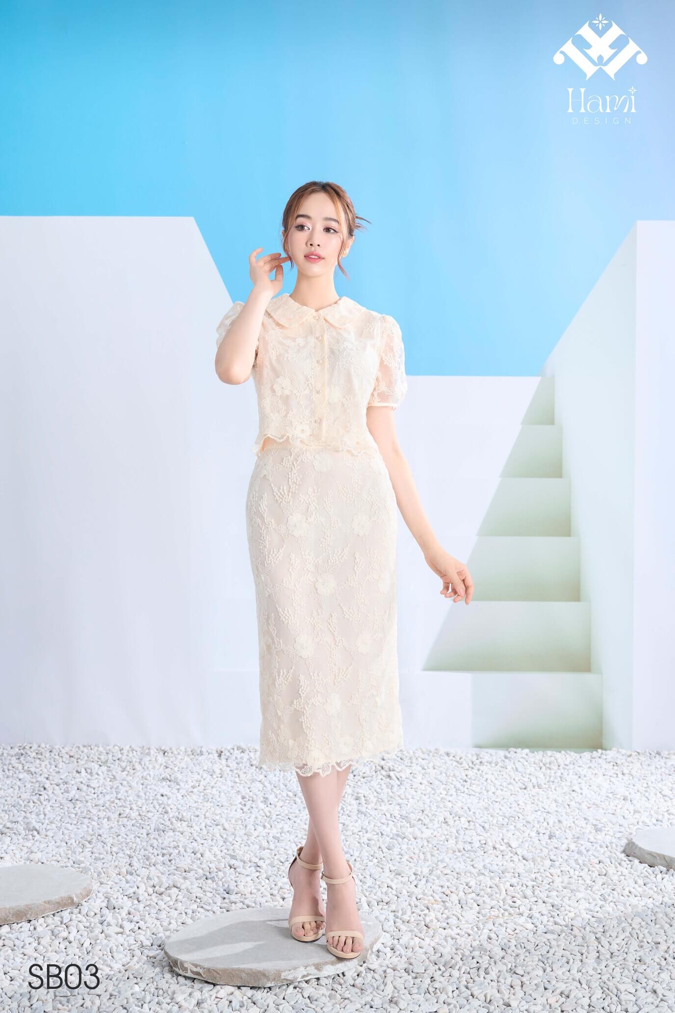 Mua DONGSHOP Váy nửa người màu trắng ngọt ngào a-word dài eo cao gầy phiên  bản Hàn Quốc 2023 váy ren nữ - Trắng - L tại guang zhou shi tian | Tiki